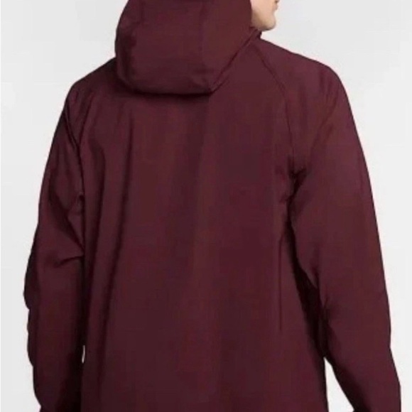 Nike Tech Woven Jacket Full Zip Hooded HM7151-652  Burgundy $145 Men's L Large - Picture 2 of 7